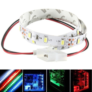 50CM SMD 5630 Non Waterproof LED Flexible Strip Light PC Computer Case Adhesive Lamp 12V