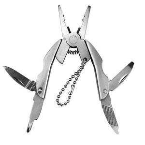 IPRee Portable Multifunction Folding Pliers Mini Tool Keychain EDC Outdoor Survival Kits