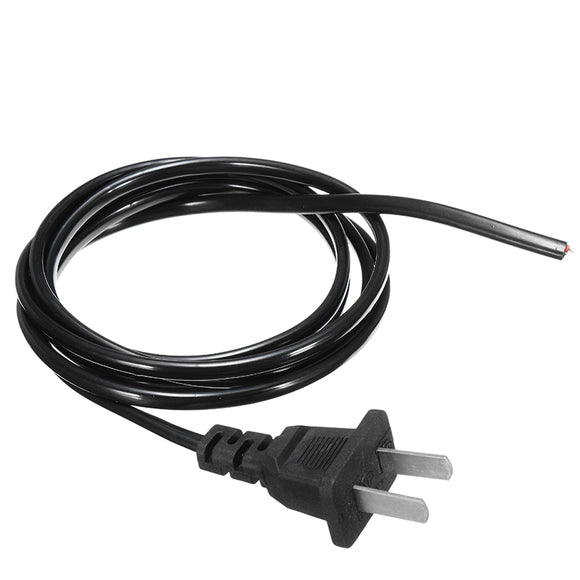 US Power Cable 220V 2 Pin With Plug Power Cord 1.5 Meters Wire