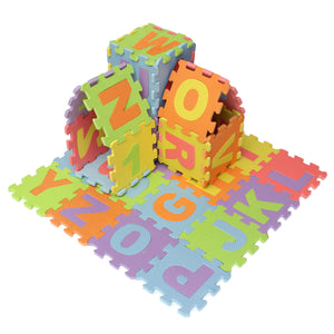 Mini 36pcs EVA Foam Pad Alphabet Number Puzzle Baby Crawl Play Kids Mat