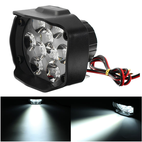 9V-85V 1500lm 10W Motorcycle Spotlight Headlamp Bicycle Scooter ATV Headlight IP65