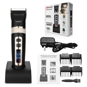 Professional Hair Clipper Electric Cutter Haircut Machine Beard Hair Trimmer Brush