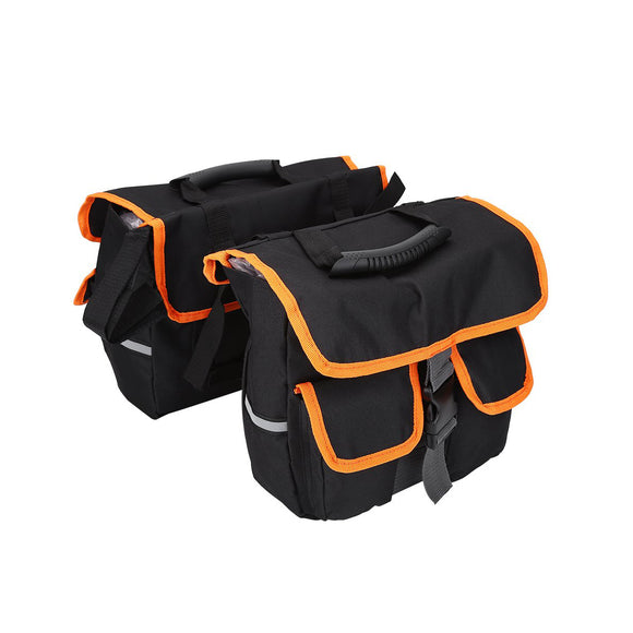 Bicycle Bike Motorcycle Saddlebags Side Panniers Rear Rack Tail Seat Bags Packs Luggage