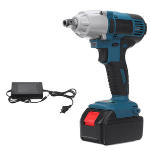 110-240V 16800mAh Cordless Electric Impact Wrench Drill Screwdriver with One Battery