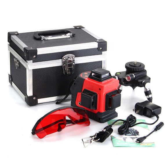 360 8 Line Laser Level 3D Laser Self Leveling Vertical & Horizontal Level Cross