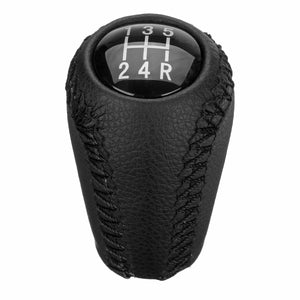 5-Speed Black PU Leather Car Gear Shift Knob Head Shifter For Mazda 3 5 6 Series