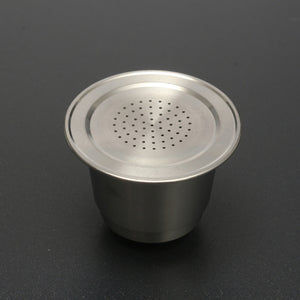 Stainless Steel Refillable Reusable Coffee Capsule Pod for Nespresso Machine