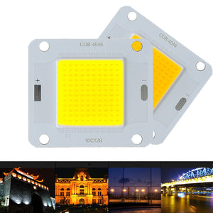 LUSTREON 20W 30W 50W White Warm White 120LM/W COB LED Chip Source for Flood Light DC30-40V