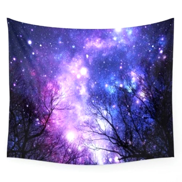 IPRee 150x130CM Outdoor Travel Beach Towel Mat Vintage Galaxy Indian Mandala Tapestry