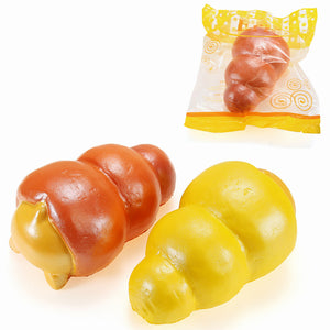 Eric Squishy Screw Caterpillar Bread 14cm Packaging Collection Gift Decor Soft Toy