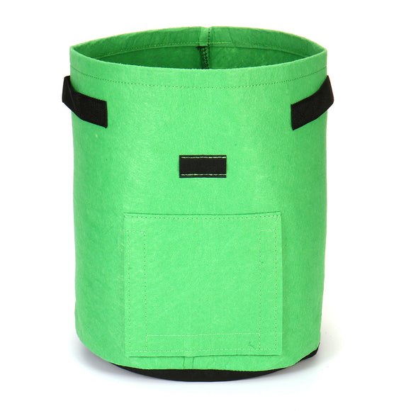 2Pcs 10 Gallon 37L Green Potato Planting Bag Pot Planter Vegetable Container Growing Garden