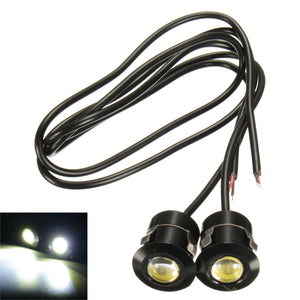 9W LED Eagle Eye White Daytime Running DRL Reverse Backup Light 12V Motorcycle Car