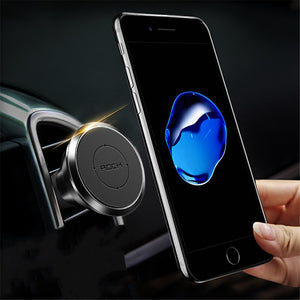 Rock Strong Magnetic 360 Degree Rotation Car Mount Air Vent Holder for Samsung Xiaomi Mobile Phone