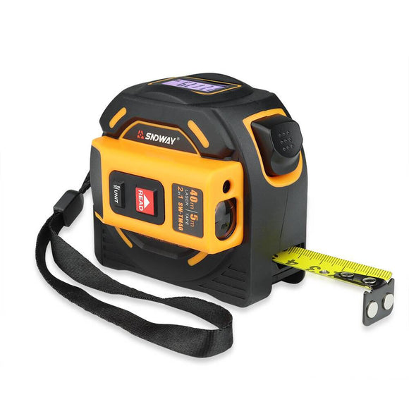 SNDWAY Laser Distance Meter Range Finder 40M 60M laser Tape Measure