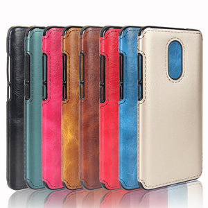 Retro PU Leather Soft TPU Protective Case For Xiaomi Redmi Note 4X / Redmi Note 4 Global Edition