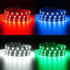 1M 4 Pin White Green Blue Red LED Strip Light for Desktop Computer Case