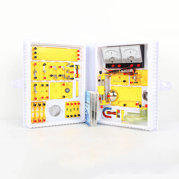 Physics Science Lab Basic Circuit Learning Starter Kits Electricity Electromagnetism Experiment Kit for Junior Senior High School Students