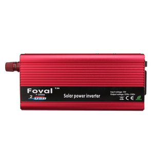 Boat Car 2000W Converter Power Inverter DC 12V to AC 220V Inverter USB Charger Modified Sine Wave Power Converter