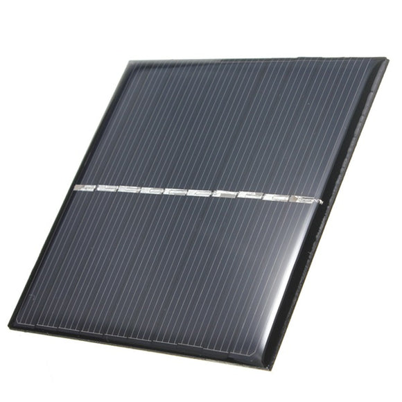 5V 0.8W 160MA 80x80x3.0mm Polycrystalline Silicon Solar Panels Epoxy