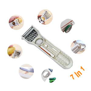 7 In 1 Multifunctional Fruits Vegetable Cutter Opener Sharpener Peeler Slicer Kitchen Tool