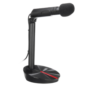 Computer Microphone Phone Microphone Adjustable Dual Condenser Microphone for Laptop PC Phone