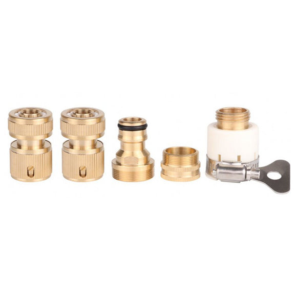 High Pressure Brass Washer Misting Spray Nozzle Water Adapter Connector Water Hose Pipe Connectors