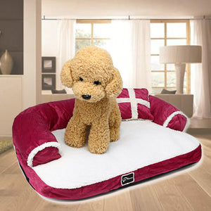 Large Washable Dogs Cats Pet Bed Puppy Sleeping House Soft Warm Kennel Cushion Pillow