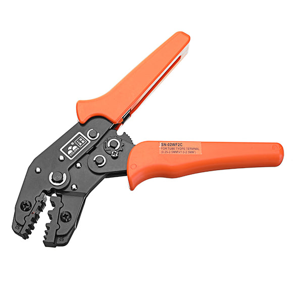 COLORS SN-02WF2C 0.5-2.5mm2 20-14AWG Crimping Press Pliers Wire Stripper Portable Crimper