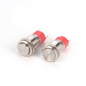 16MM 10A 250V 2Pin Button Switch Momentary Reset Push Button Switch