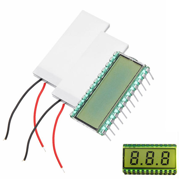 EDS812 5V 3 Bit 8 Characters LCD Display Module Digit Clock  LCD Screen No Backlight/White/Yellow-gr