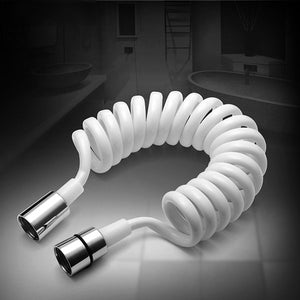 KCASA 1.8m PVC Spring Flexible Retractable Hose For Shower Head Toilet Bidet Shower Water Pipe