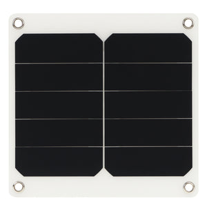 10W 5V Sun Power Waterproof Solar Panel With USB Ports For Outdooors Home Cooling Ventilation