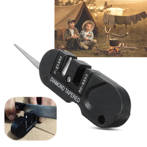 Steel Pocket Knife Sharpener Outdoor Portable Mini Tool Survival Camping