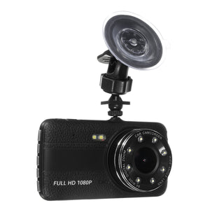 4 Inch Screen Dual Lens Camera HD 1080P Car DVR Night Vision Video Camcorder