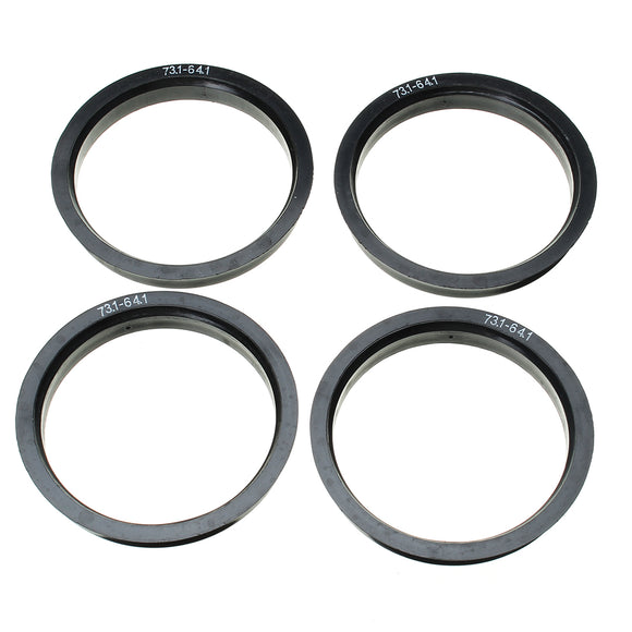 4pcs 73.1 to 64.1mm Plastic Wheel Center Collar Hub Centric Ring For Honda