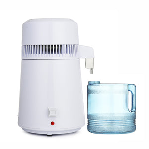 750W 4L Stainless Steel Electric Pure Water Distiller Purifier Internal Filter