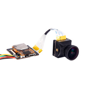 Hawkeye Firefly Split Mini Version 4K 170 Degree HD Recording DVR FPV Camera WDR Single Board  Built-in Mic Low Latency TV Output for RC Drone Airplane