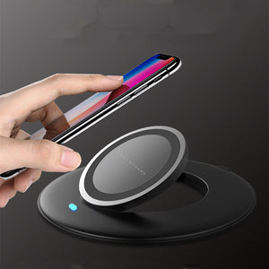 Bakeey M10 2 in 1 10W Qi Wireless Fast Charger Pad Desktop Holder for iPhone X 8 Plus Note 8 S8