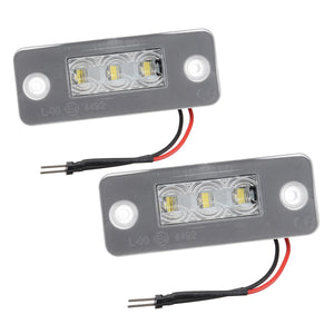 Car White LED License Number Plate Lights Lamp for Audi A3 A8 D3 2002-2010