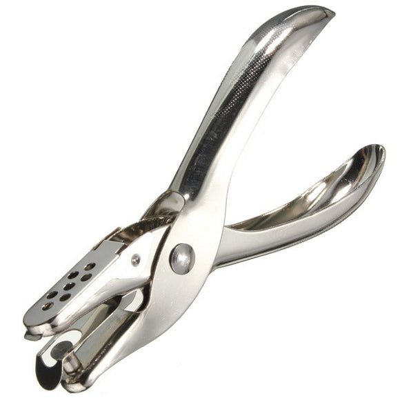 Handhold Single Hole Plier Punch One Hole Chrome Metal Perforator