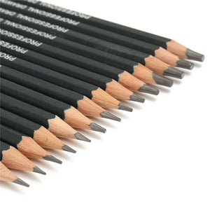 14pcs/set Pencils Literary Sketch Sketching Artist Art Drawing Tools Painting Supplies Stationery