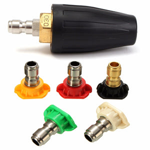 1/4 Inch Quick Connect GPM 3 High Pressure Washer Rotating Turbo Nozzle Spray Nozzles Tip