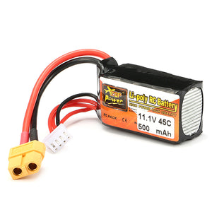 ZOP Power 11.1V 500mAh 45C 3S Lipo Battery XT60 Plug