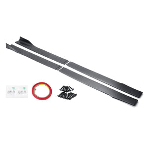 89'' Car Side Skirt Splitter Extension Fit For BMW F10 F32 F11 F36 M3 F82 M4 G30