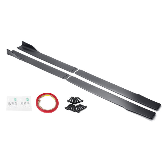 89'' Car Side Skirt Splitter Extension Fit For BMW F10 F32 F11 F36 M3 F82 M4 G30