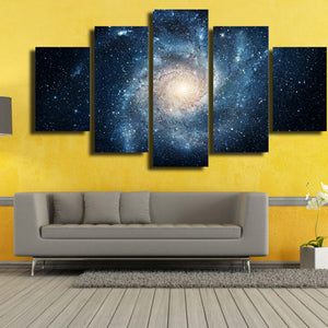 5  Cascade Cosmic Planets Sink Into Rivers Picture Canvas Wall Painting Picture Home Decoration With