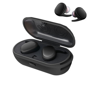 [True Wireless] bluetooth Earphone Basic Version Stereo Voice Prompts Headphones with Charging Box