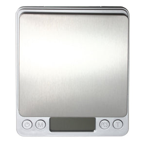 DANIU  2kg/0.1g Stainless Steel Jewelry Digital Scale Gold Silver Coin Gram Pocket