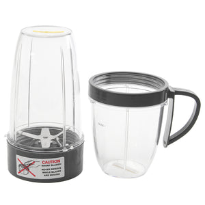 Grey Transparent Cup & Blade Replacement Accessories Set for NutriBullet