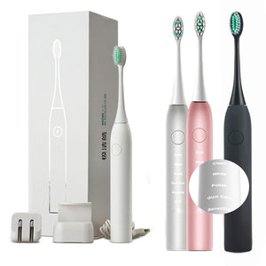 JUNJIADA Sonic Pulse Electric Toothbrush Cleaning Whitening Soft-bristledd Adult Toothbrush